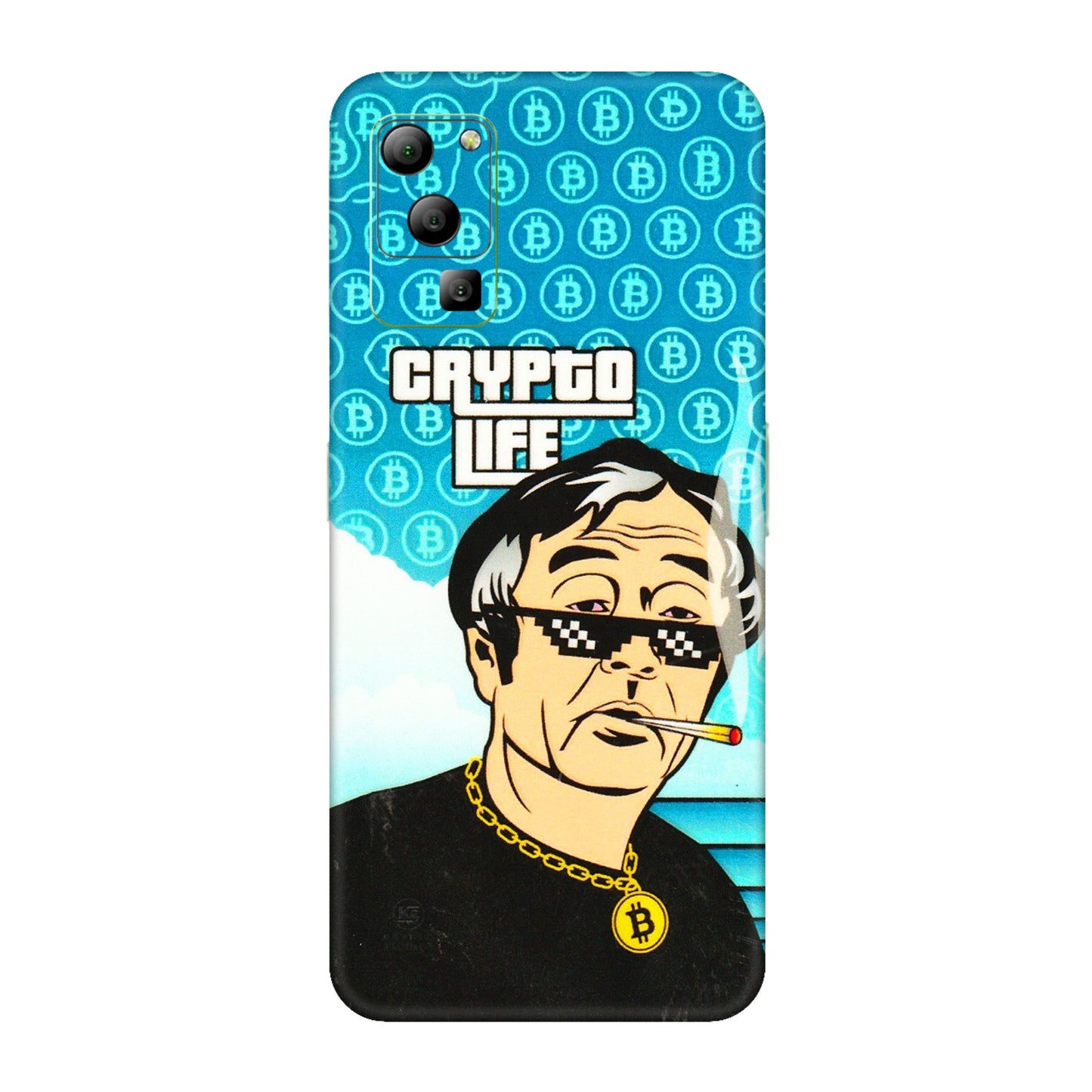 Lava Phone Skins (All Models) - Crypto Thug Life - 3D Embossed Finish (L-179) LAVA Blaze (5G)
