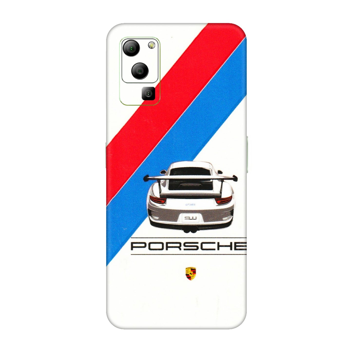 Lava Phone Skins (All Models) - Porche Car Sober Logo - 3D Embossed Finish (L-248) LAVA Blaze (5G)