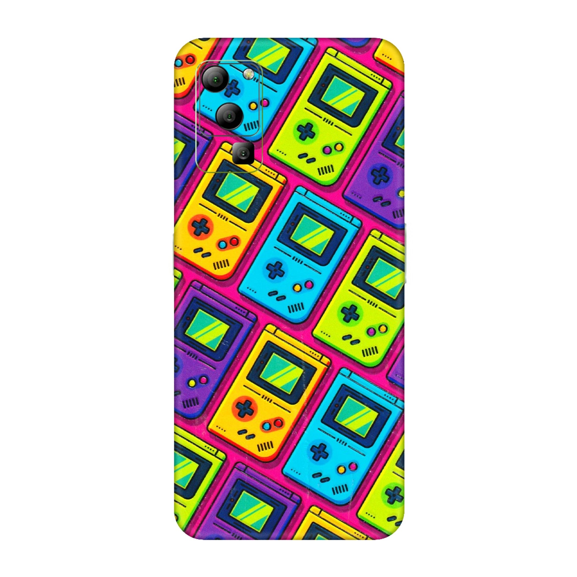 Lava Phone Skins (All Models) - Gameboy Colourful - 3D Embossed Finish (L-266) LAVA Blaze (5G)
