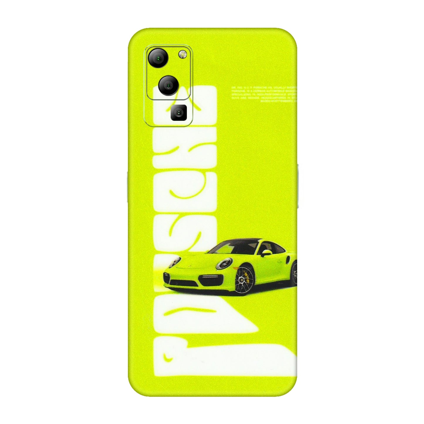 Lava Phone Skins (All Models) - Lime Green Porche - 3D Embossed Finish (L-30) LAVA Blaze (5G)