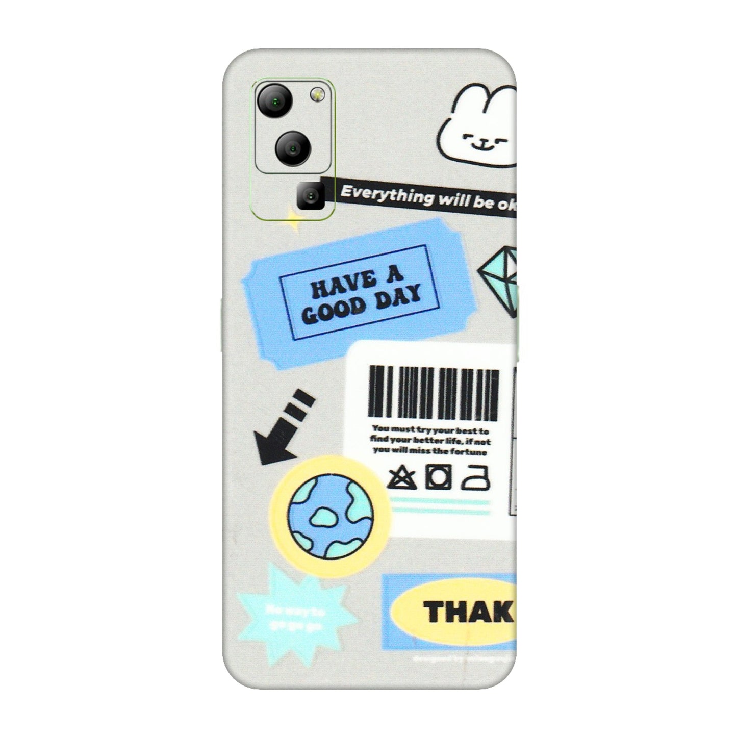 Lava Phone Skins (All Models) - Will Be Okay Design - 3D Embossed Finish (L-316) LAVA Blaze (5G)