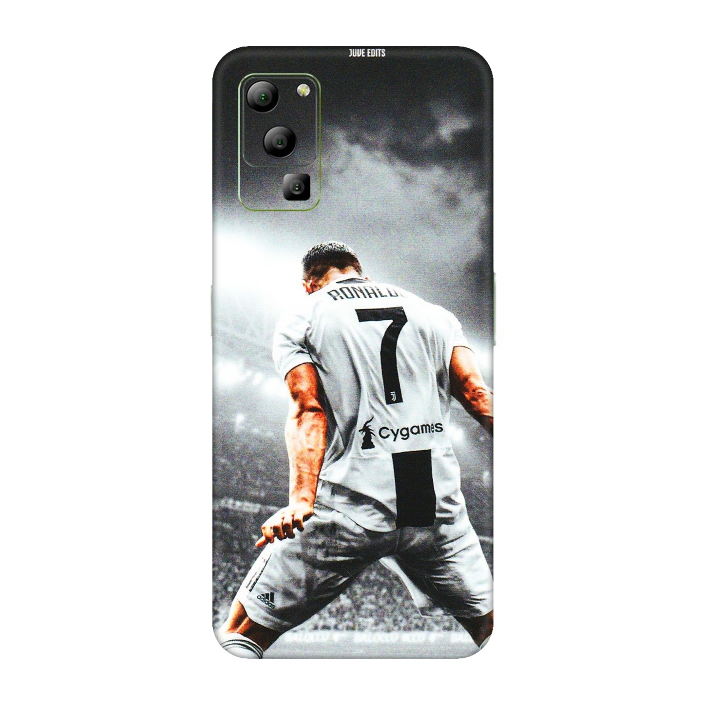 Lava Phone Skins (All Models) - Ronaldo CR7 Crazy - 3D Embossed Finish (L-44) LAVA Blaze (5G)