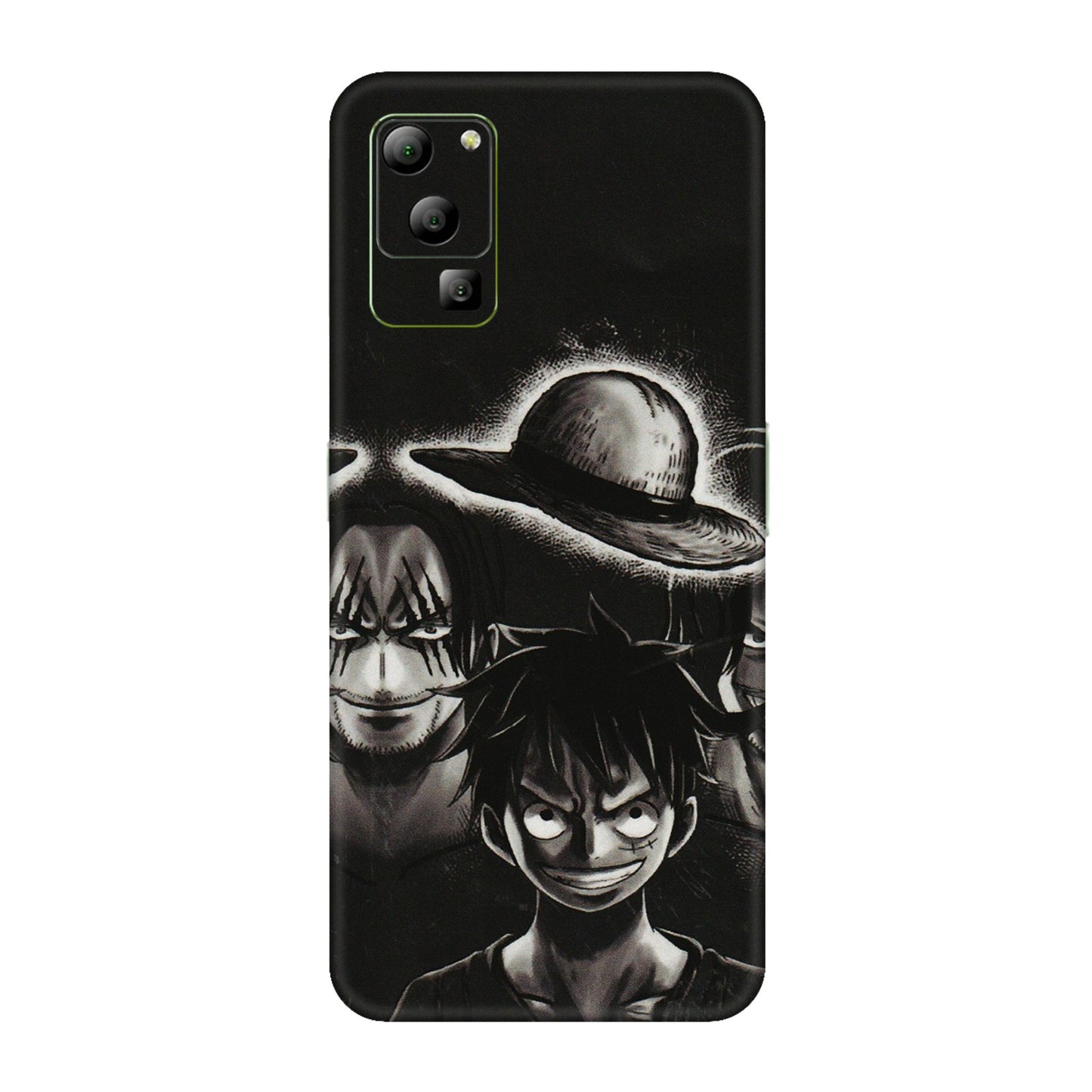 Lava Phone Skins (All Models) - Black Luffy Hat - 3D Embossed Finish (L-57) LAVA Blaze (5G)