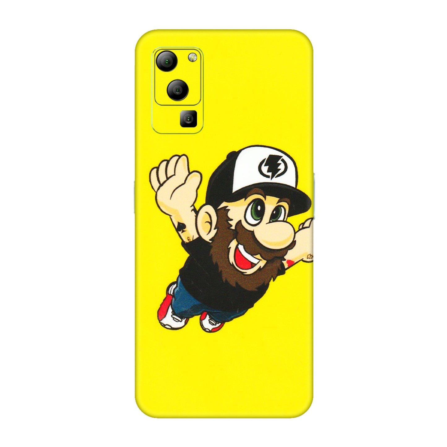 Lava Phone Skins (All Models) - Flying Beardo - 3D Embossed Finish (L-60) LAVA Blaze (5G)