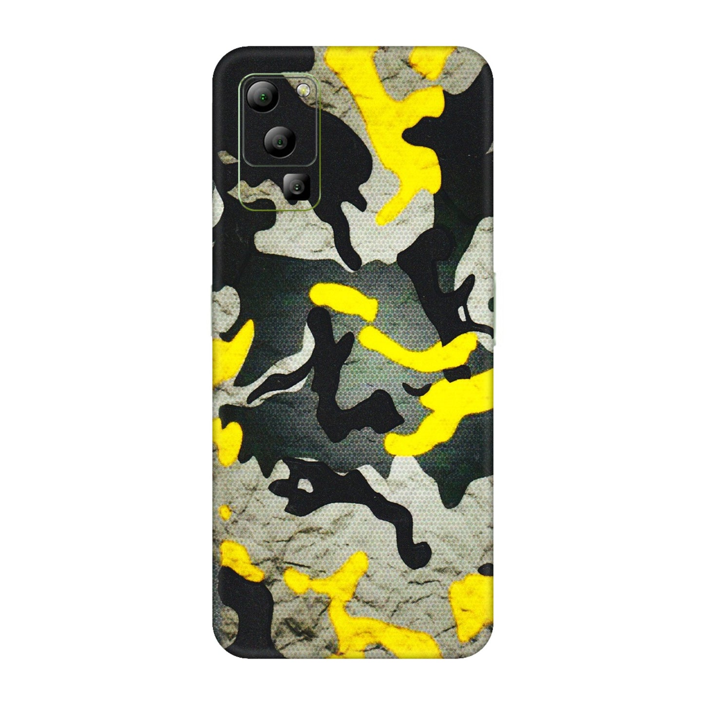 Lava Phone Skins (All Models) - Yellow Camouflage - 3D Embossed Finish (L-61) LAVA Blaze (5G)