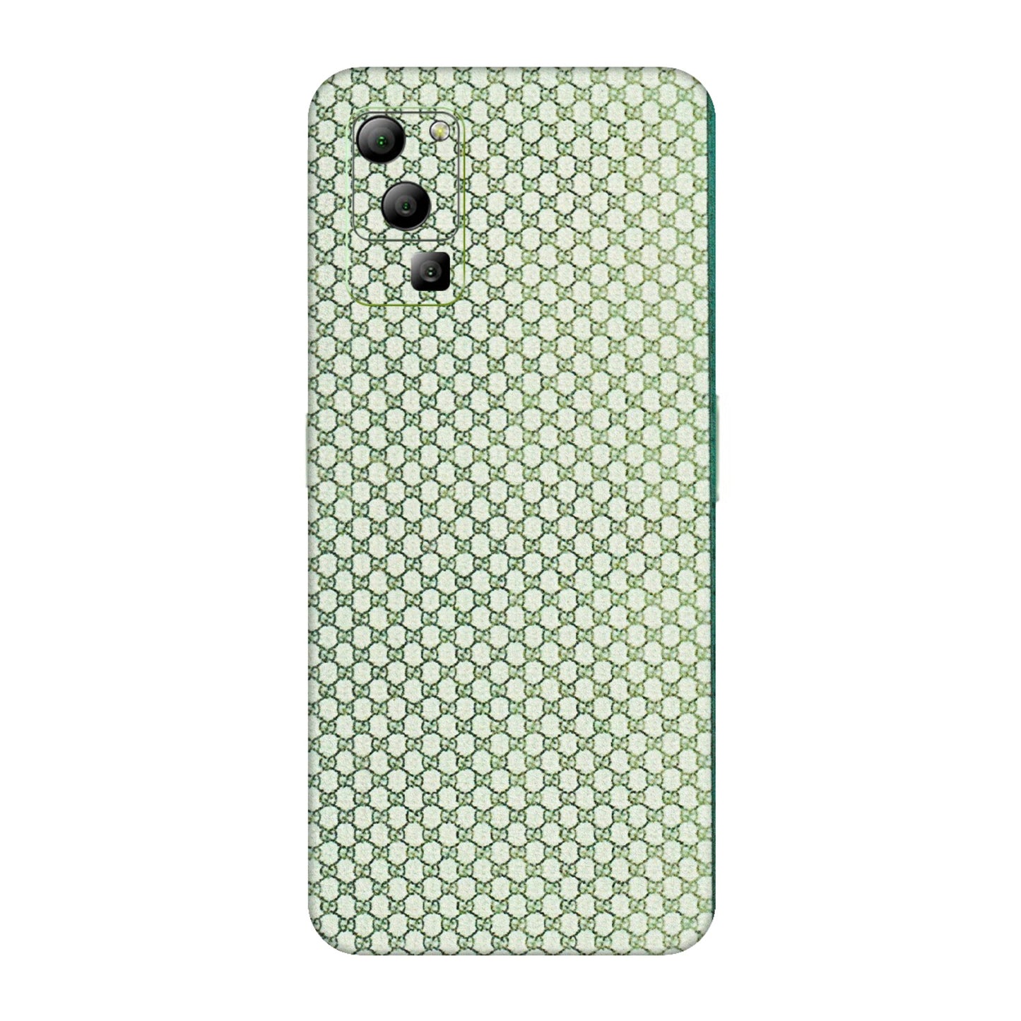 Lava Phone Skins (All Models) - Gucci Fabric Pattern - 3D Embossed Finish (L-73) LAVA Blaze (5G)