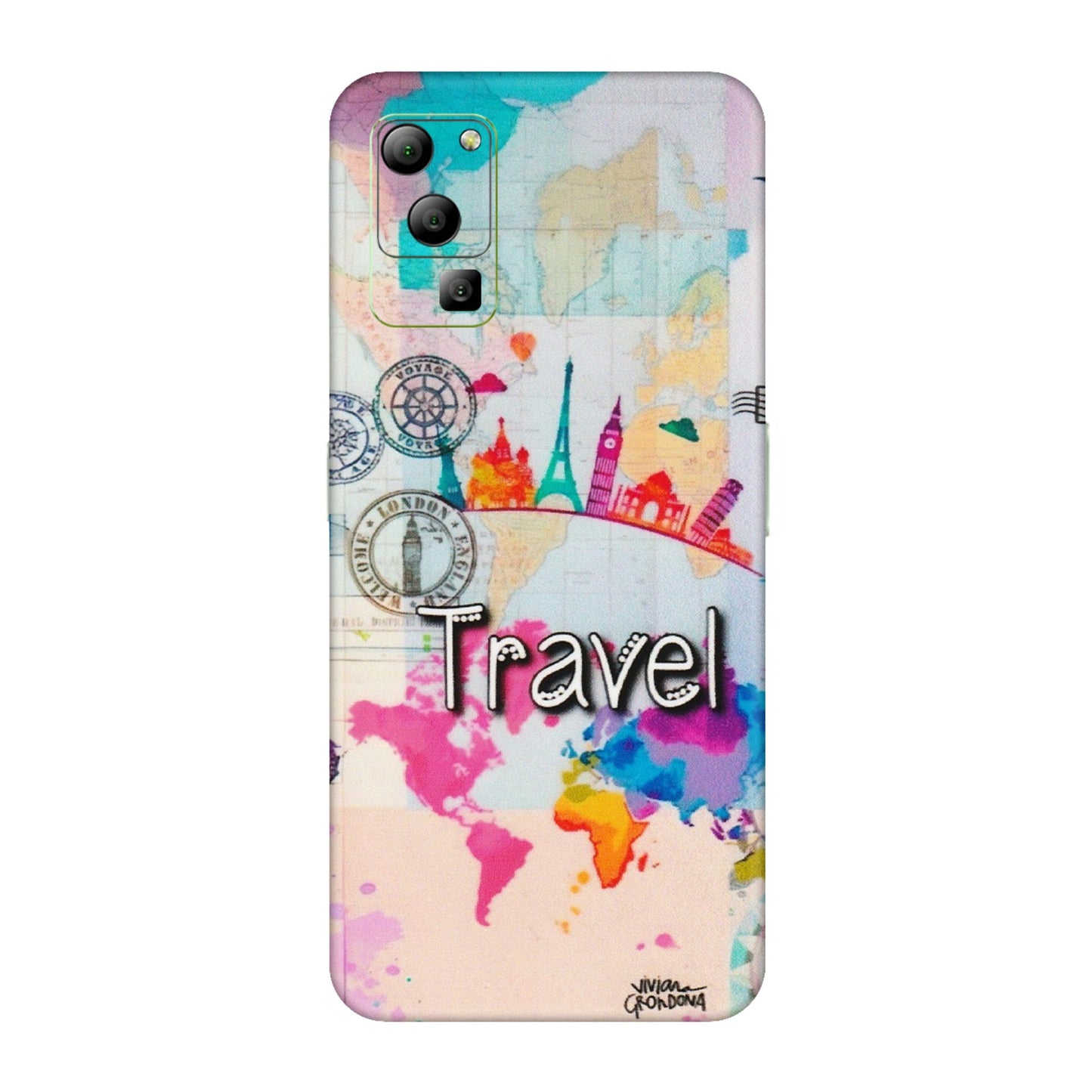 Lava Phone Skins (All Models) - Travel The Wonders - Matte Finish (M-108) LAVA Blaze (5G)