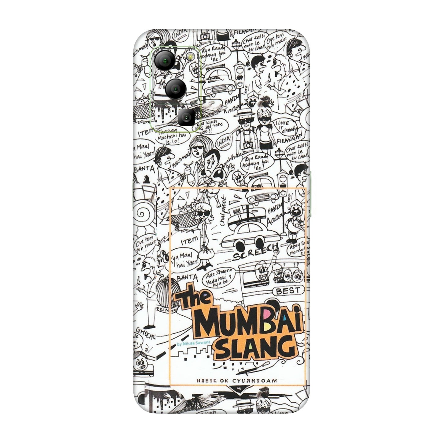 Lava Phone Skins (All Models) - The Mumbai Slang - Matte Finish (M-142) LAVA Blaze (5G)