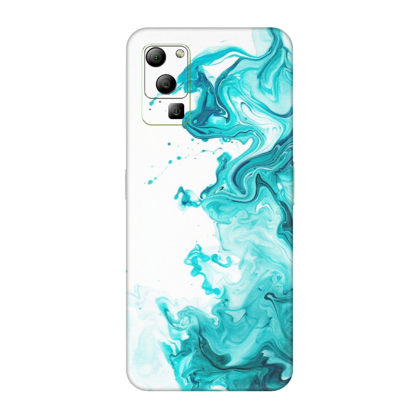 Lava Phone Skins (All Models) - Sky Blue Abstract Colour - Matte Finish (M-146) LAVA Blaze (5G)