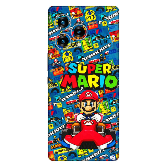 Lava Phone Skins (All Models) - Super Mario Kart - 3D Embossed Finish (L-140) LAVA Blaze Curve (5G)