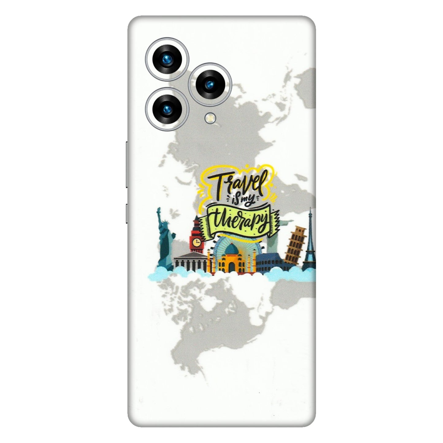 Lava Phone Skins (All Models) - Travel Therapy - 3D Embossed Finish (L-199) LAVA Blaze Curve (5G)