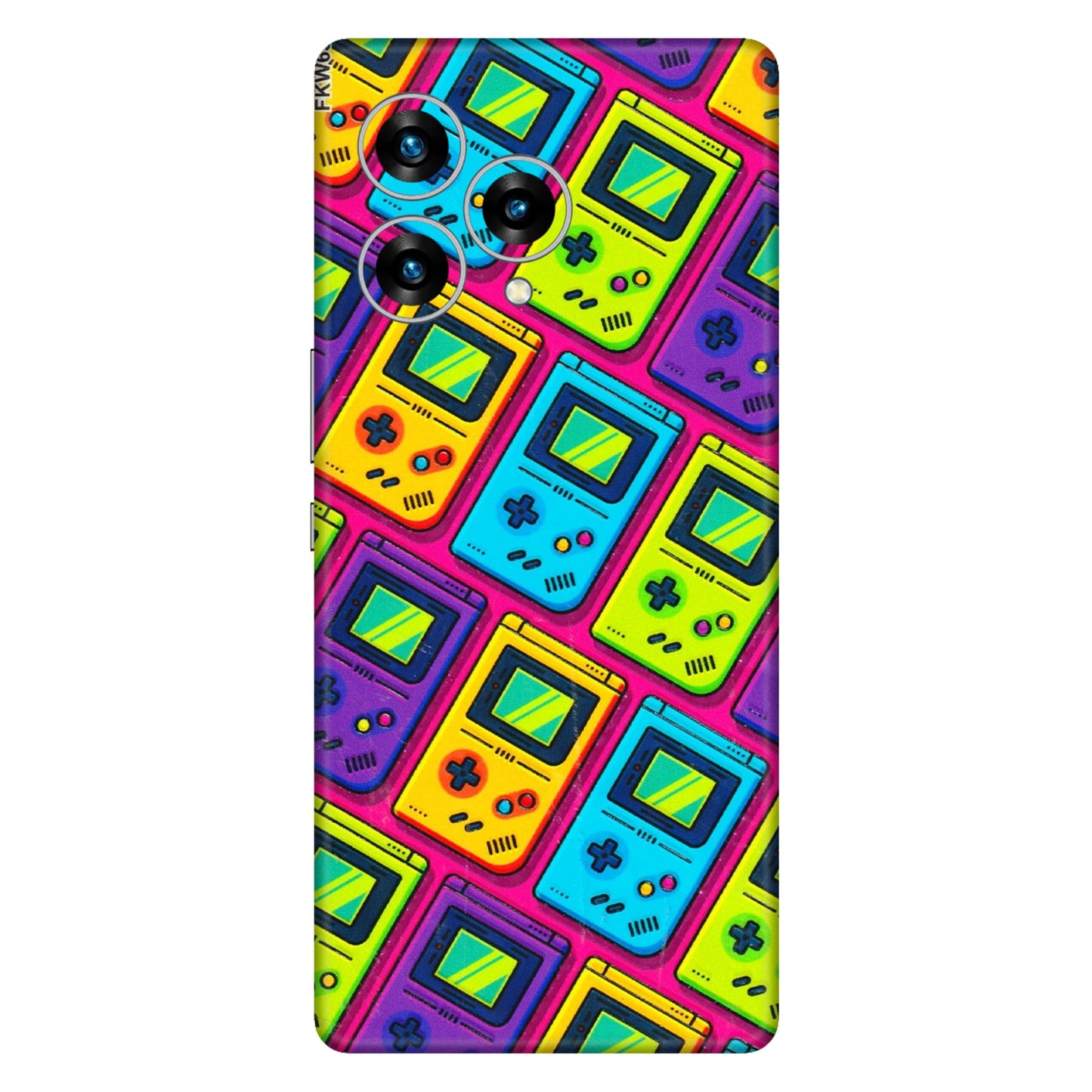 Lava Phone Skins (All Models) - Gameboy Colourful - 3D Embossed Finish (L-266) LAVA Blaze Curve (5G)