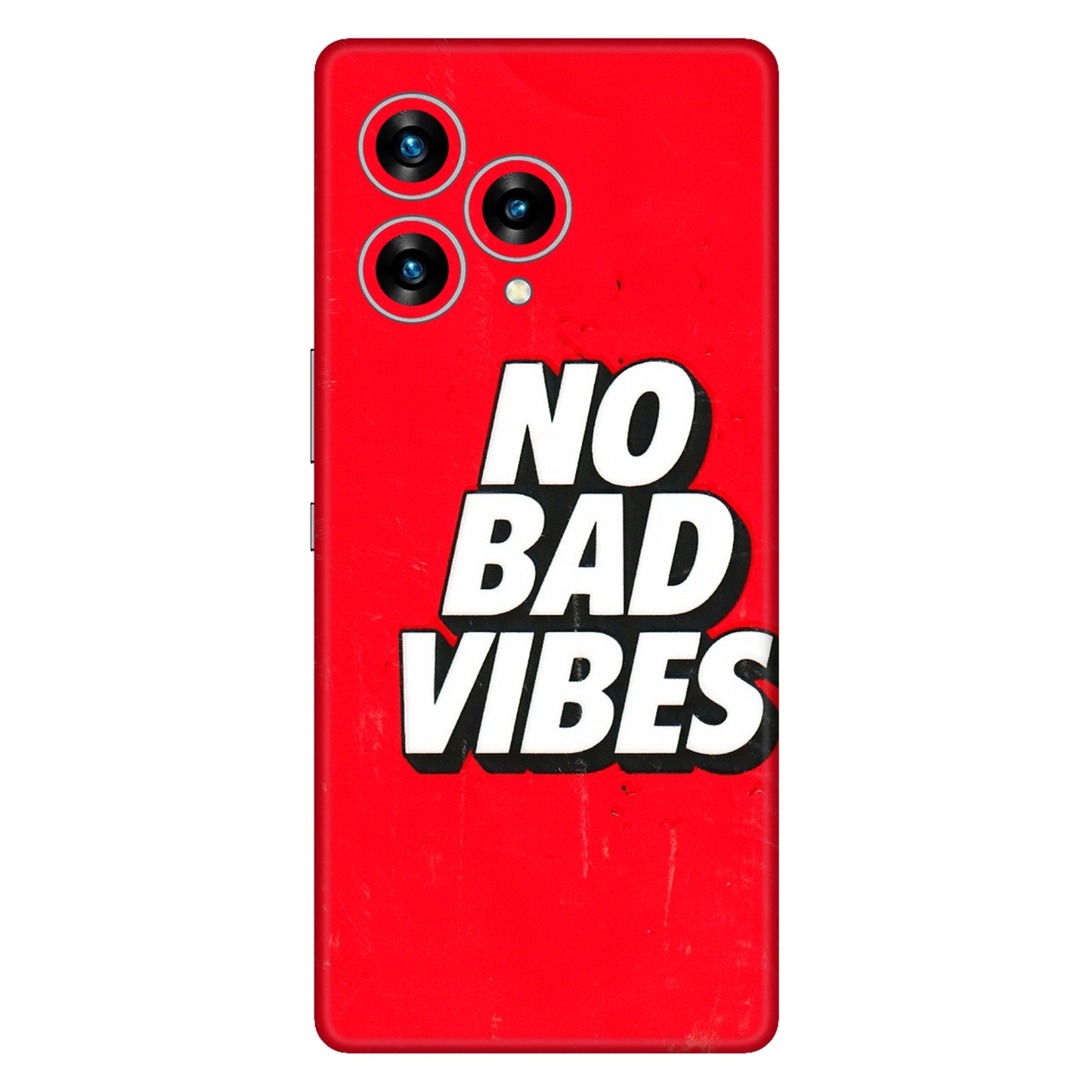 Lava Phone Skins (All Models) - No Bad Vibes - 3D Embossed Finish (L-280) LAVA Blaze Curve (5G)