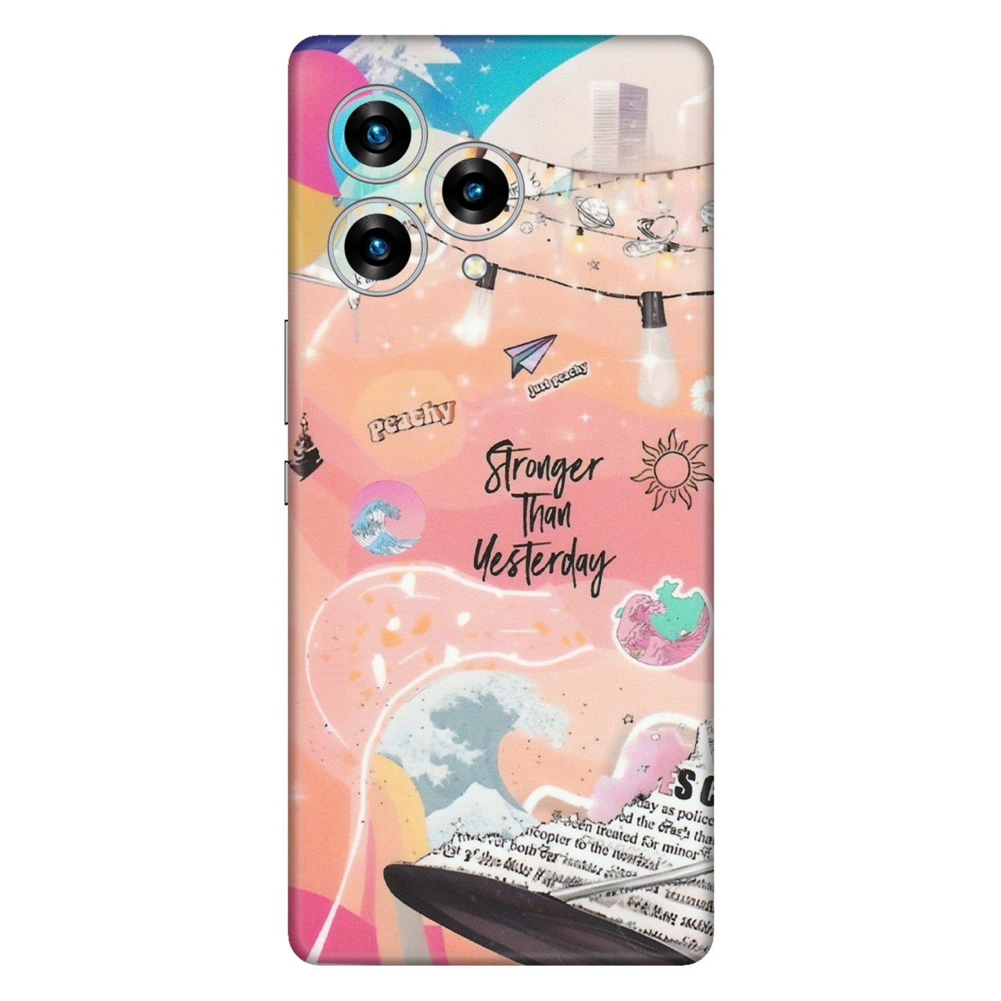 Lava Phone Skins (All Models) - Stronger Then Yesterday - Matte Finish (M-128) LAVA Blaze Curve (5G)