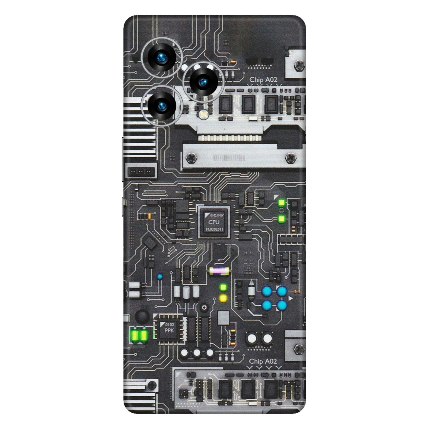 Lava Phone Skins (All Models) - Motherboard Internals - Matte Finish (M-135) LAVA Blaze Curve (5G)