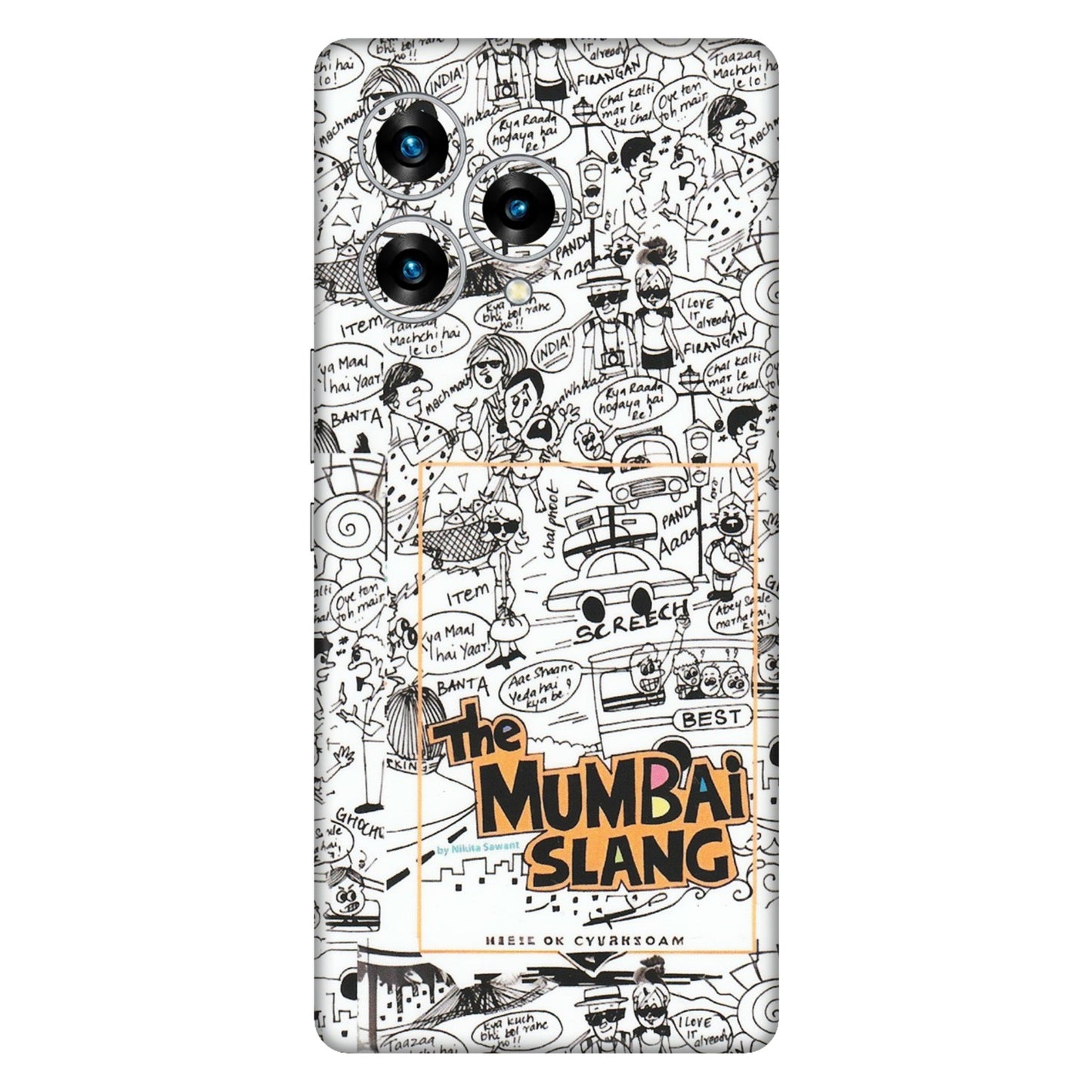 Lava Phone Skins (All Models) - The Mumbai Slang - Matte Finish (M-142) LAVA Blaze Curve (5G)