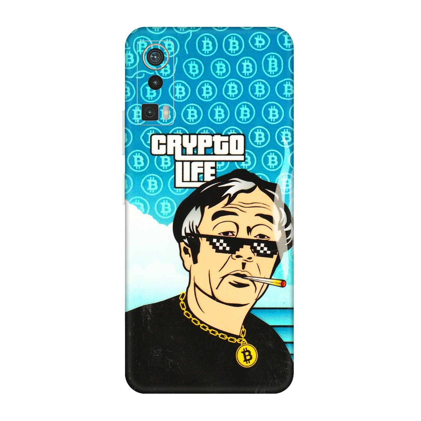 Lava Phone Skins (All Models) - Crypto Thug Life - 3D Embossed Finish (L-179) LAVA Blaze Pro