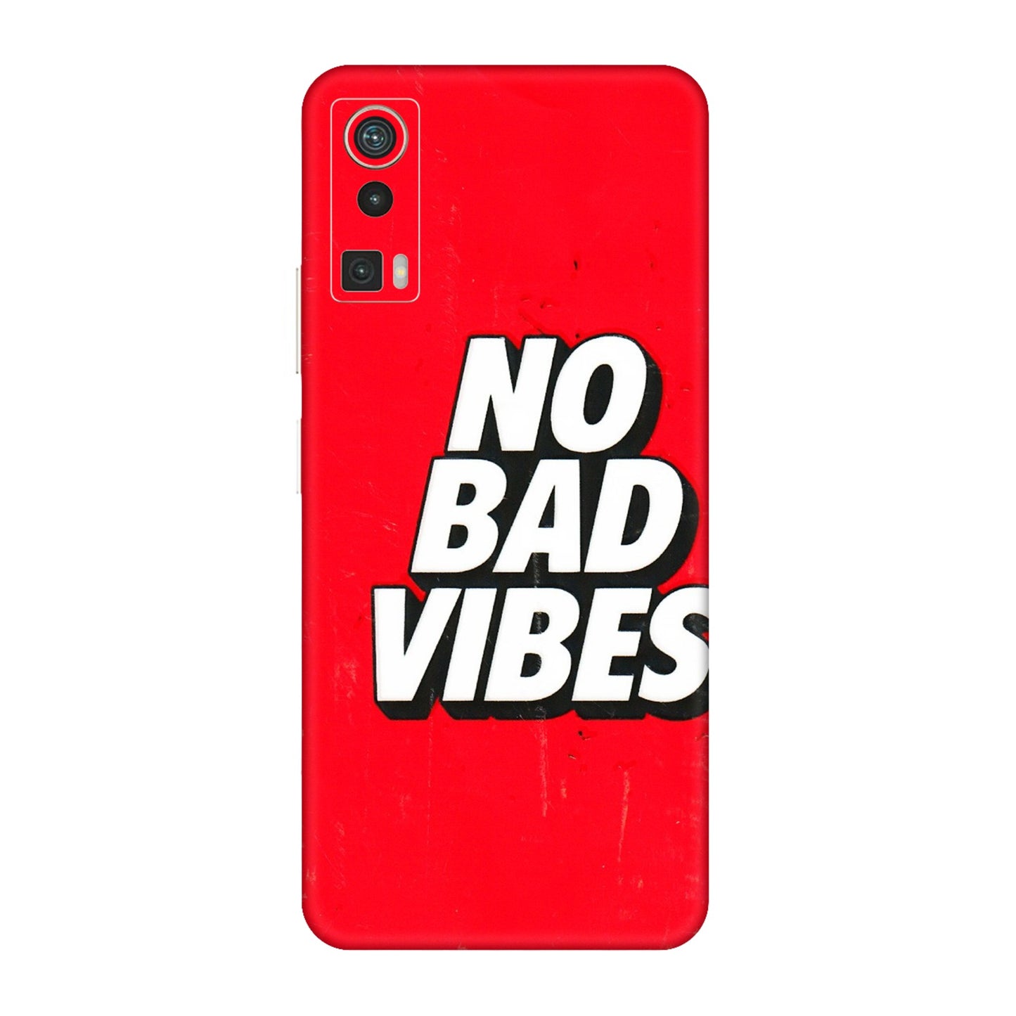 Lava Phone Skins (All Models) - No Bad Vibes - 3D Embossed Finish (L-280) LAVA Blaze Pro