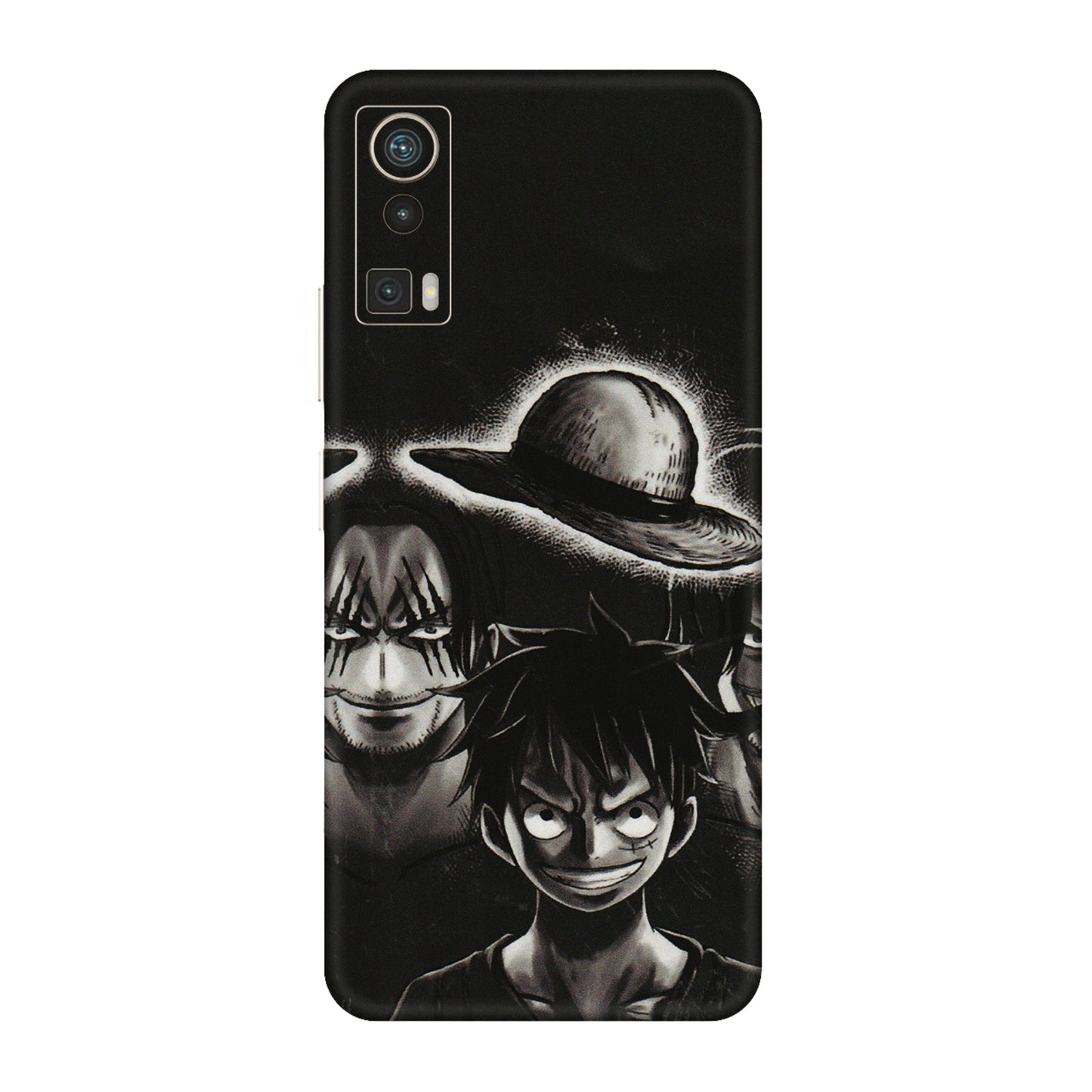 Lava Phone Skins (All Models) - Black Luffy Hat - 3D Embossed Finish (L-57) LAVA Blaze Pro
