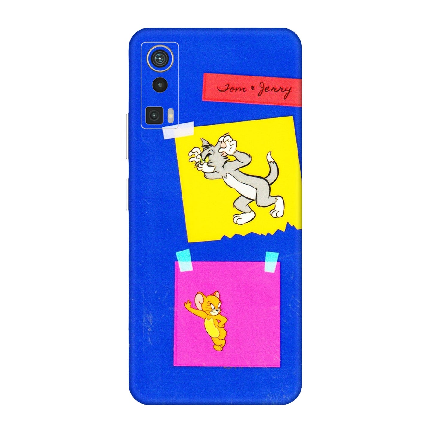Lava Phone Skins (All Models) - Tom N Jerry Sticky Notes - 3D Embossed Finish (L-88) LAVA Blaze Pro