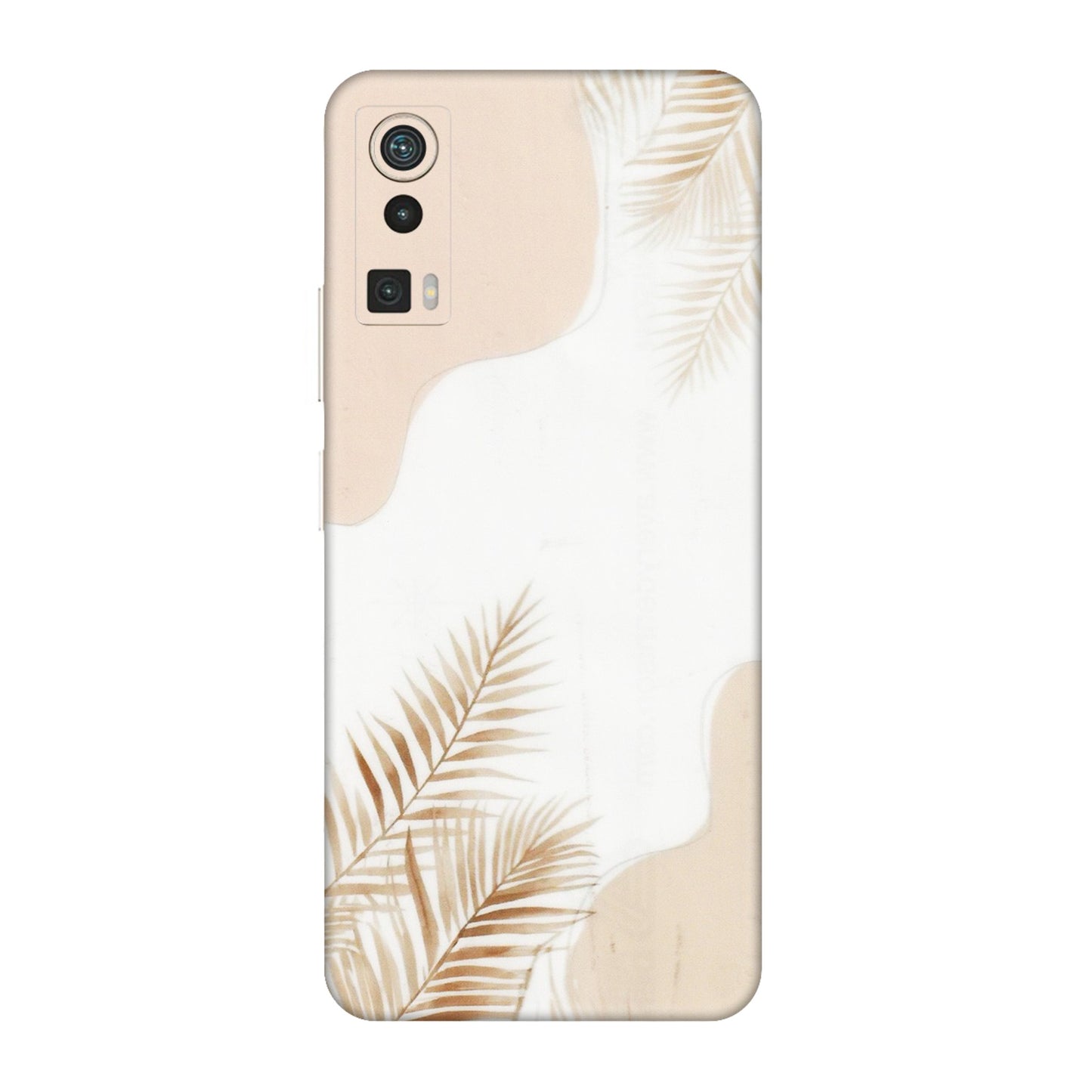 Lava Phone Skins (All Models) - Gold Petals Abstract - Transparent Finish (T-08) LAVA Blaze Pro