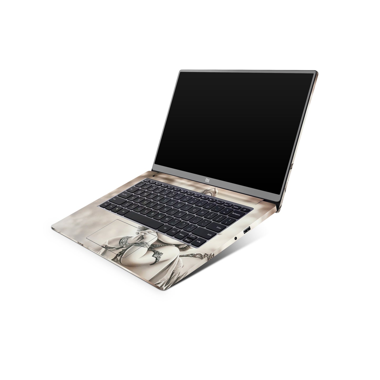 Lord Little Krishna Transparent Matte Finish Latest Laptop Skin