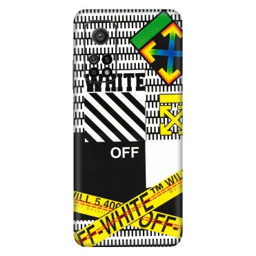Xiaomi Redmi Phone Skins (All Models) - White Off Abstract - 3D Embossed Finish (L-172) Mi 10T 5G