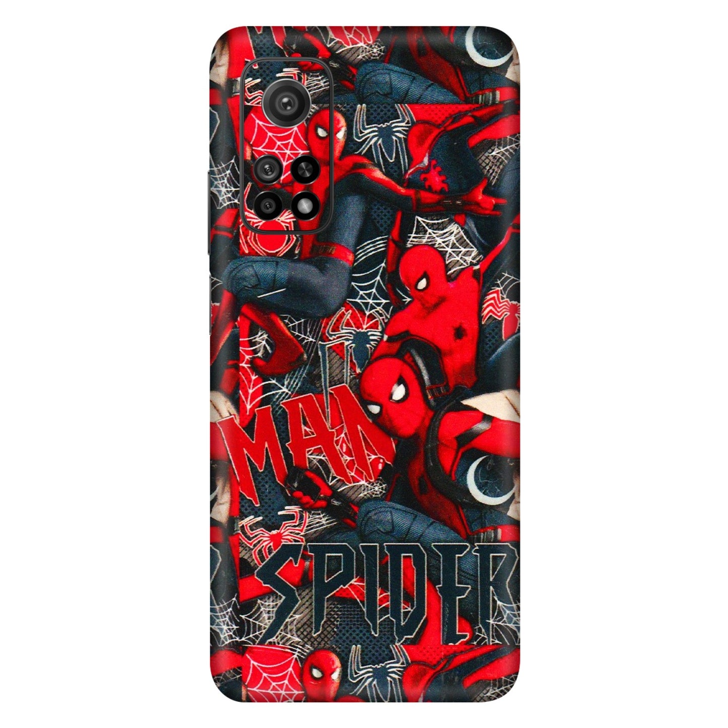 Xiaomi Redmi Phone Skins (All Models) - SpiderMan Cool - 3D Embossed Finish (L-188) Mi 10T 5G