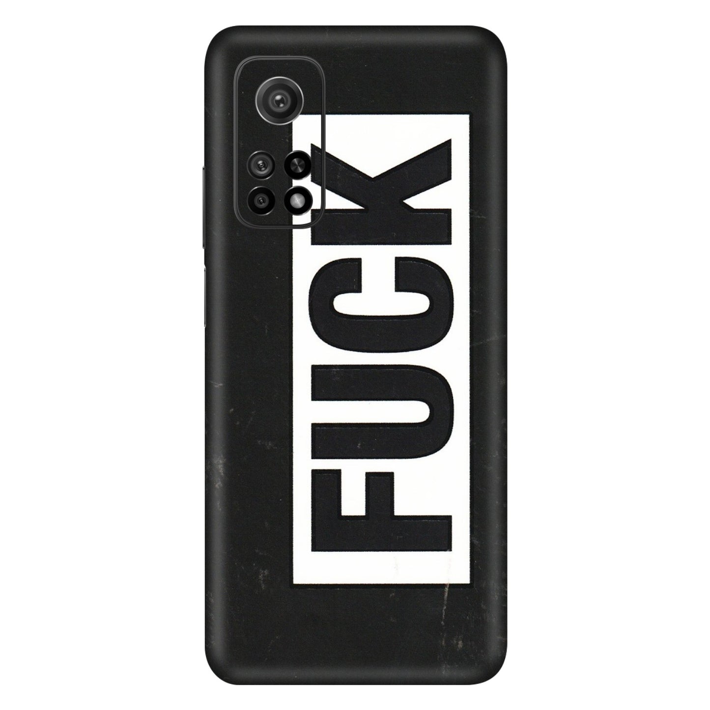 Xiaomi Redmi Phone Skins (All Models) - The F Word - 3D Embossed Finish (L-255) Mi 10T 5G