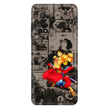 Xiaomi Redmi Phone Skins (All Models) - One Piece Rocket Punch Manga - 3D Embossed Finish (L-25) Mi 10T 5G