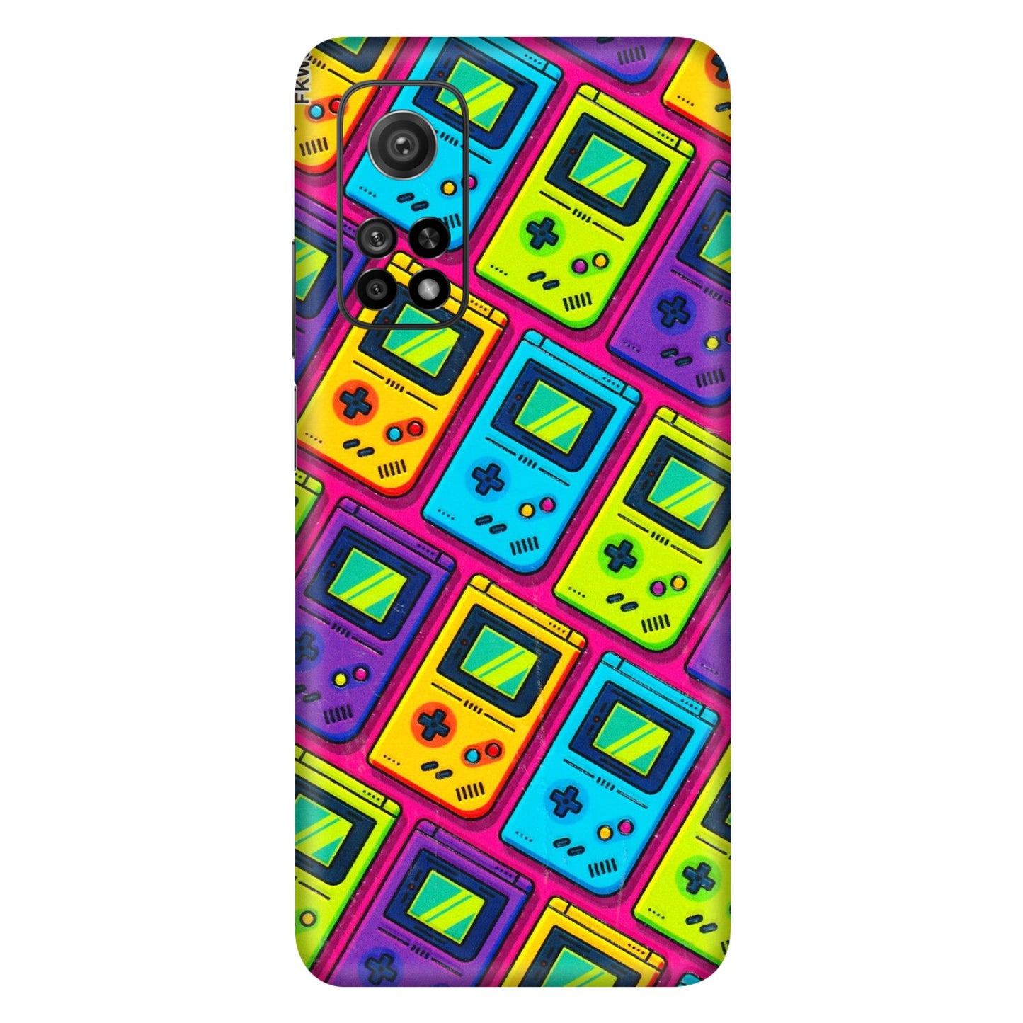 Xiaomi Redmi Phone Skins (All Models) - Gameboy Colourful - 3D Embossed Finish (L-266) Mi 10T 5G