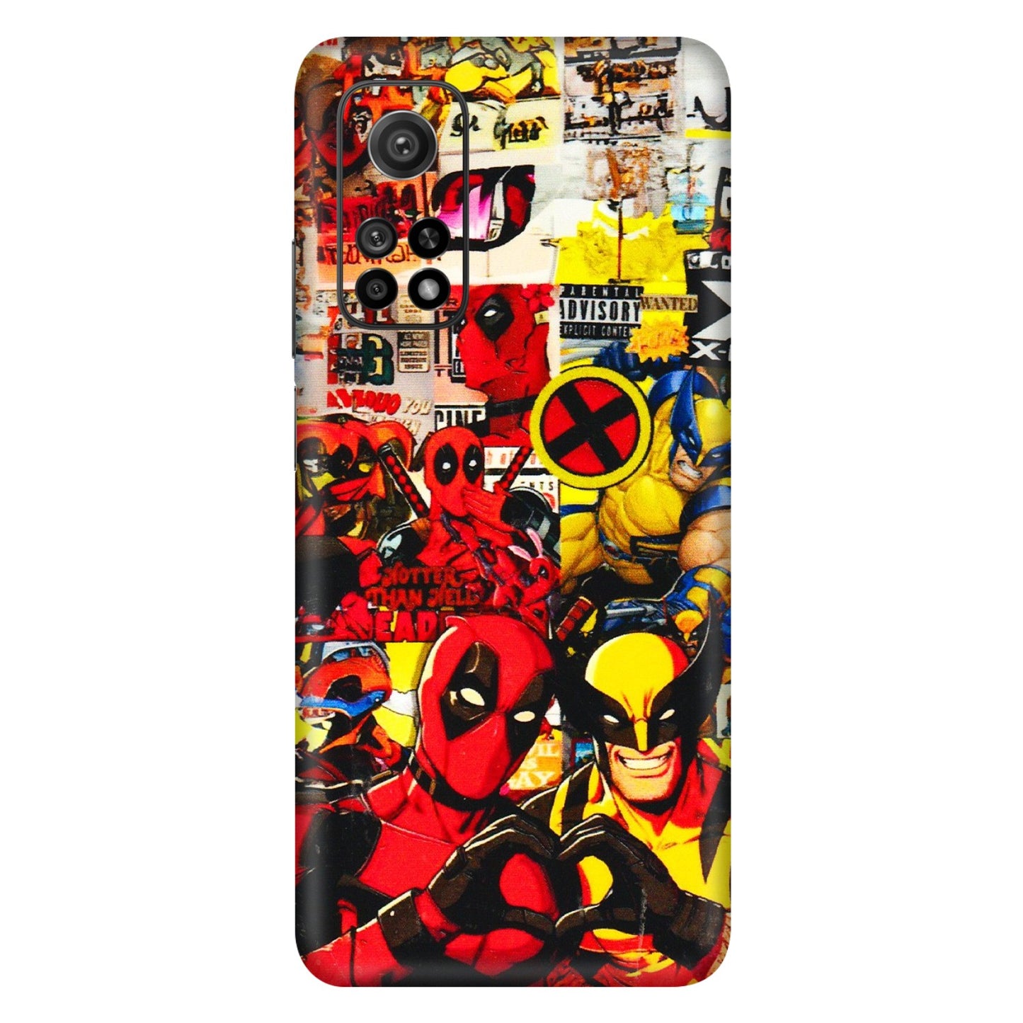 Xiaomi Redmi Phone Skins (All Models) - Spidy Wolverine - 3D Embossed Finish (L-310) Mi 10T 5G