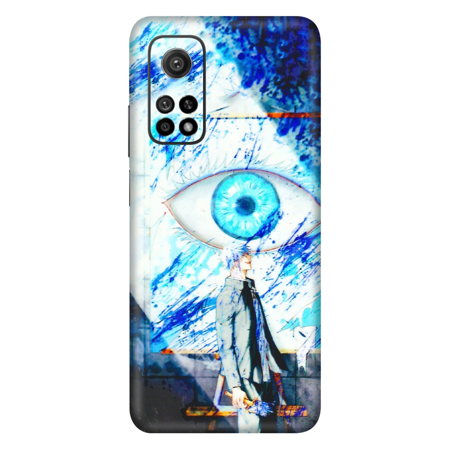 Xiaomi Redmi Phone Skins (All Models) - Anime Sea Blue Eye - 3D Embossed Finish (L-318) Mi 10T 5G
