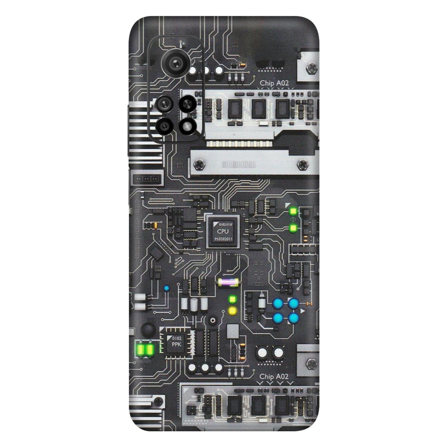 Xiaomi Redmi Phone Skins (All Models) - Motherboard Internals - Matte Finish (M-135) Mi 10T 5G