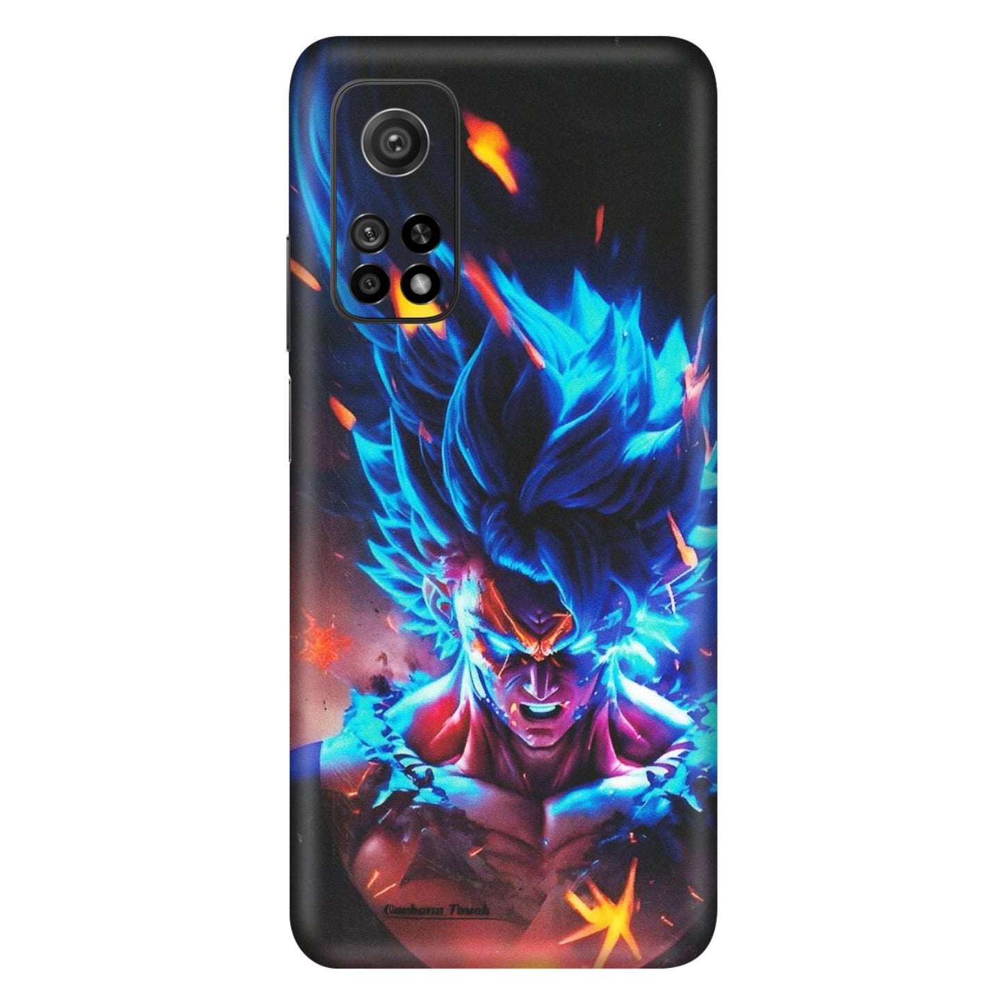 Xiaomi Redmi Phone Skins (All Models) - Angry Goku Dragon Ball Anime - Matte Finish (M-150) Mi 10T 5G