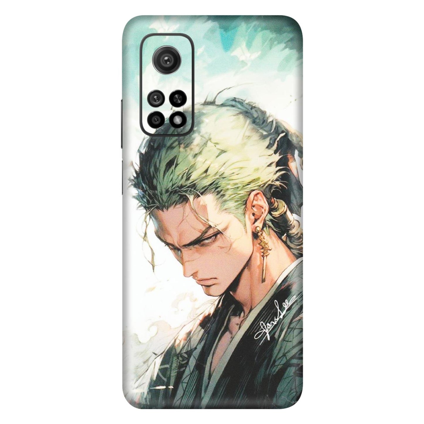 Xiaomi Redmi Phone Skins (All Models) - Pirate Hunter One Piece Anime - Matte Finish (M-157) Mi 10T 5G