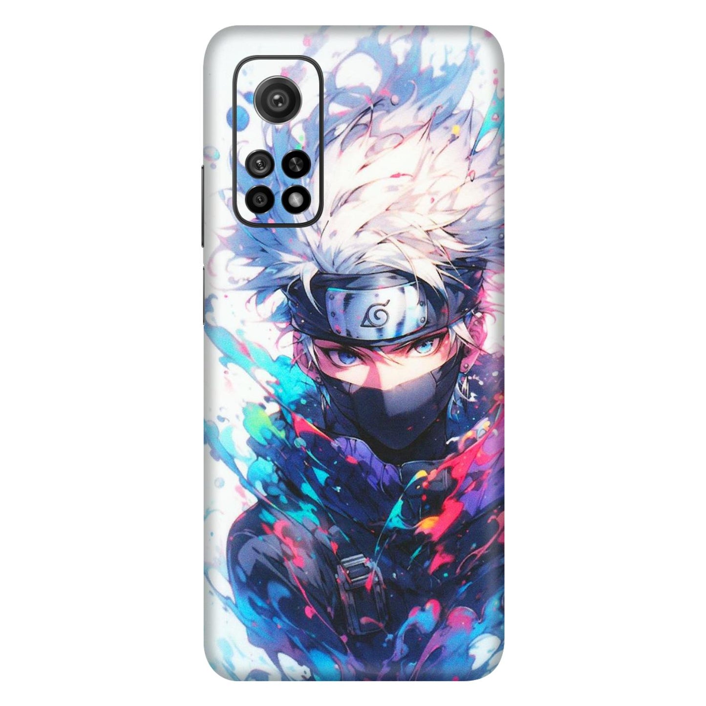Xiaomi Redmi Phone Skins (All Models) - Naruto Face Mask - Matte Finish (M-03) Mi 10T 5G