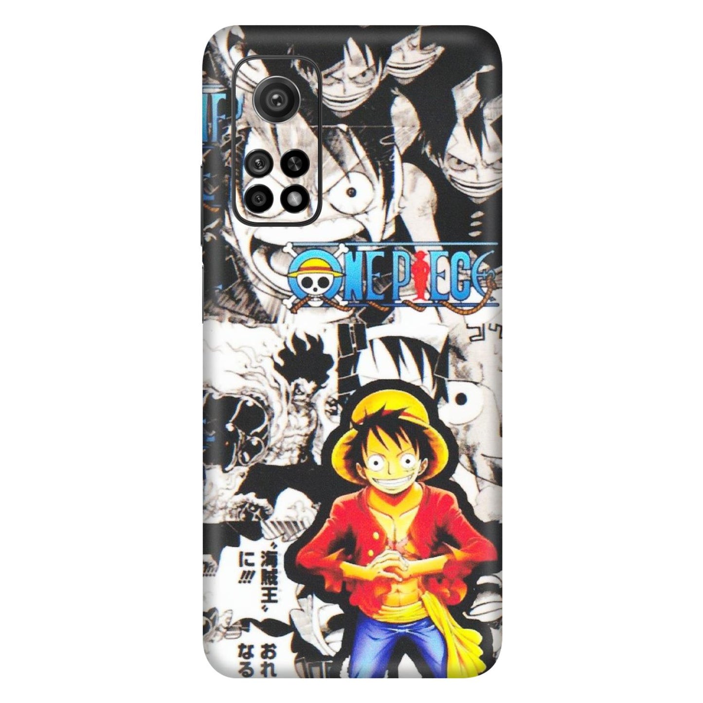 Xiaomi Redmi Phone Skins (All Models) - One Piece B&W - Matte Finish (M-63) Mi 10T 5G