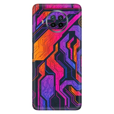 Xiaomi Redmi Phone Skins (All Models) - Tech Circuits Futuristic - 3D Embossed Finish (L-07) Mi 10 T Lite