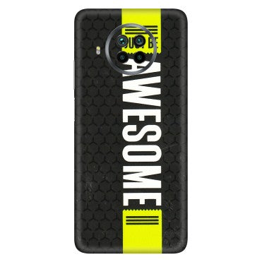 Xiaomi Redmi Phone Skins (All Models) - Just Be Awesome - 3D Embossed Finish (L-101) Mi 10 T Lite