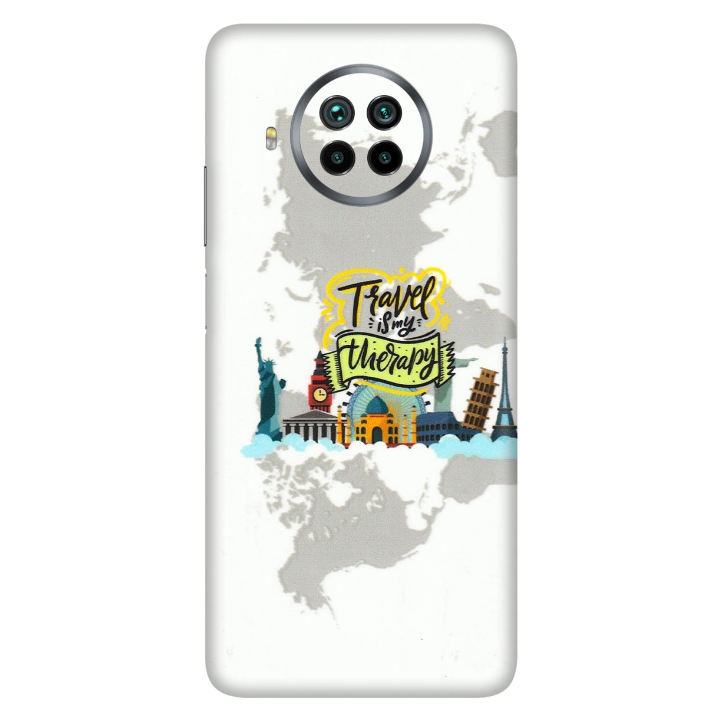 Xiaomi Redmi Phone Skins (All Models) - Travel Therapy - 3D Embossed Finish (L-199) Mi 10 T Lite