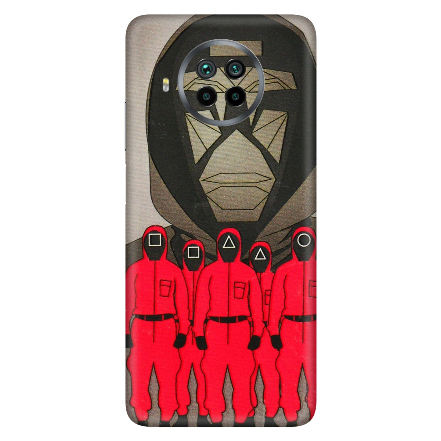 Xiaomi Redmi Phone Skins (All Models) - Squid Game Hero - 3D Embossed Finish (L-245) Mi 10 T Lite