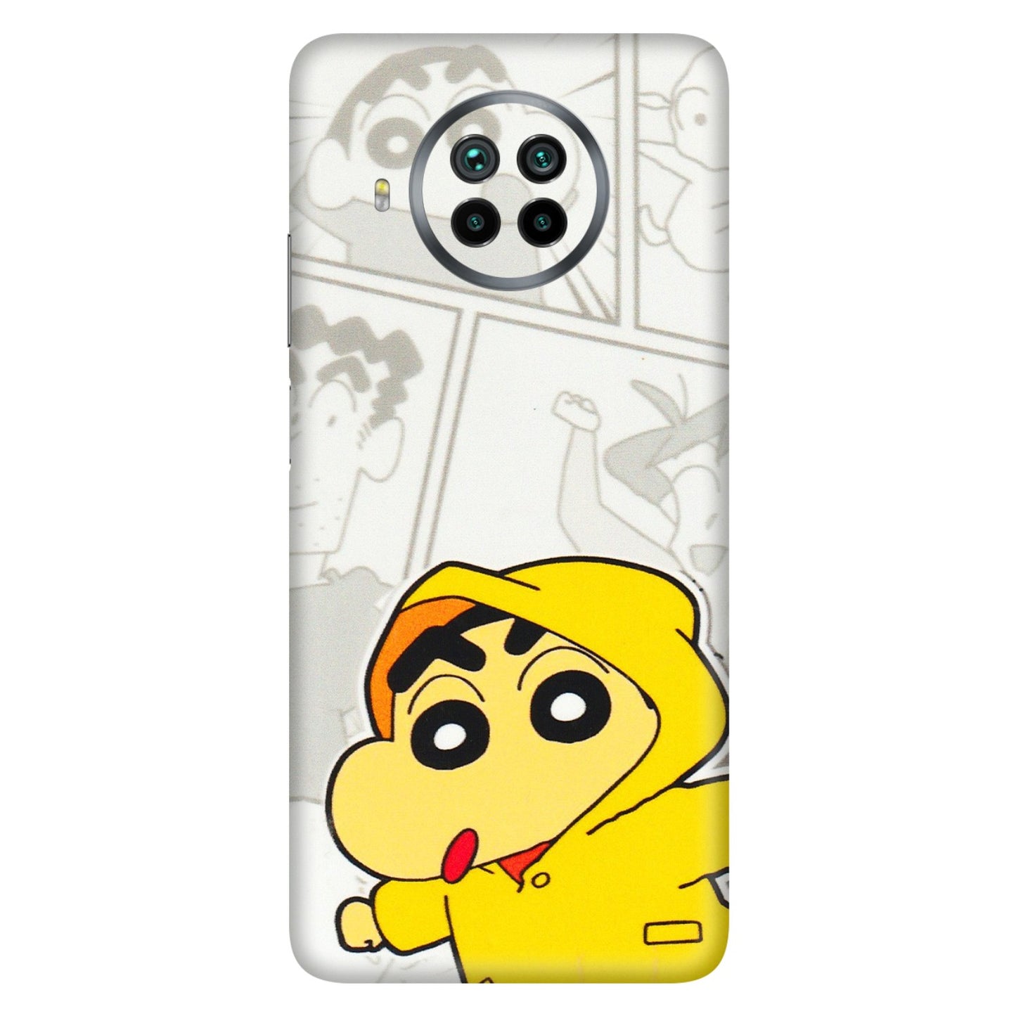 Xiaomi Redmi Phone Skins (All Models) - Yellow Shinchan Comic - 3D Embossed Finish (L-246) Mi 10 T Lite