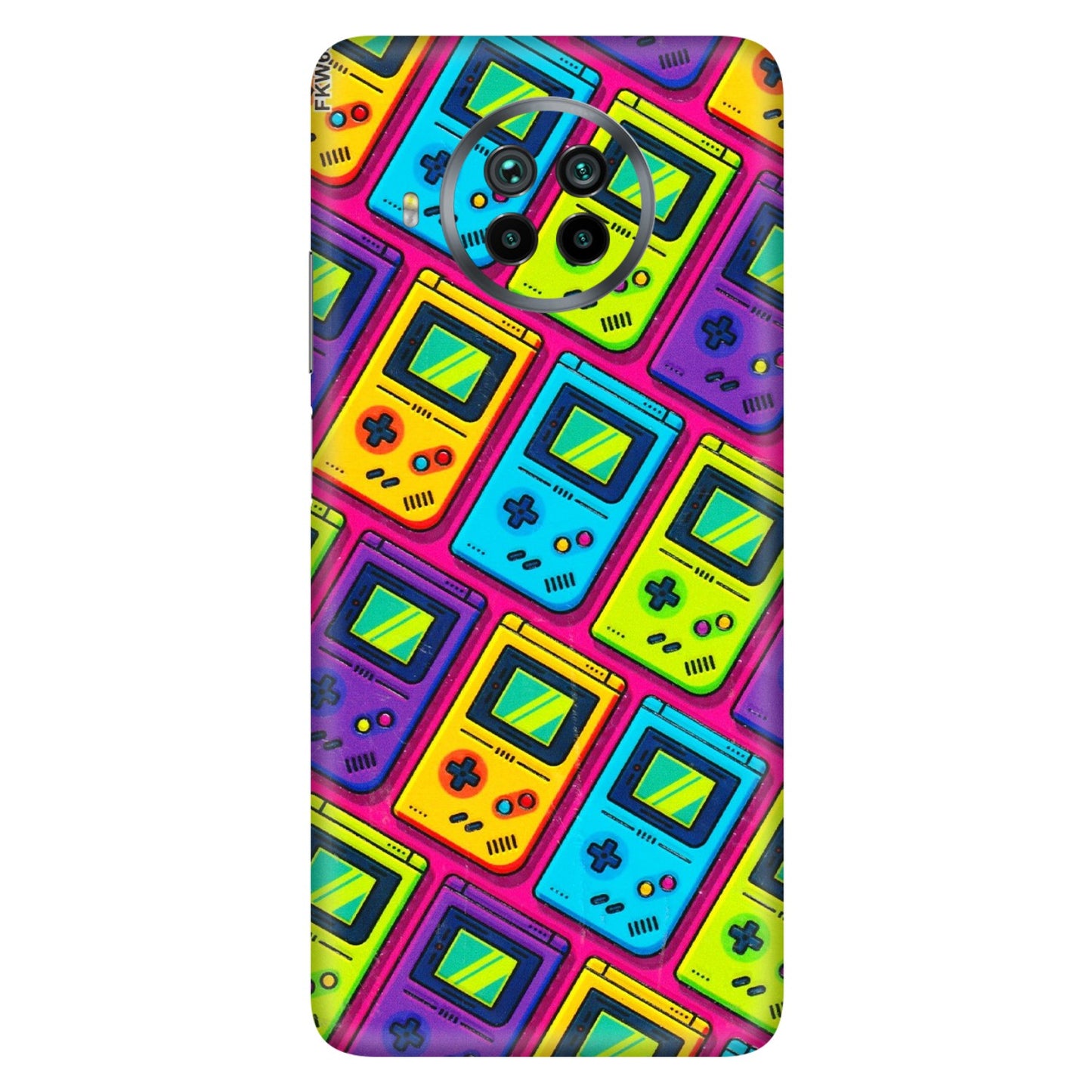 Xiaomi Redmi Phone Skins (All Models) - Gameboy Colourful - 3D Embossed Finish (L-266) Mi 10 T Lite