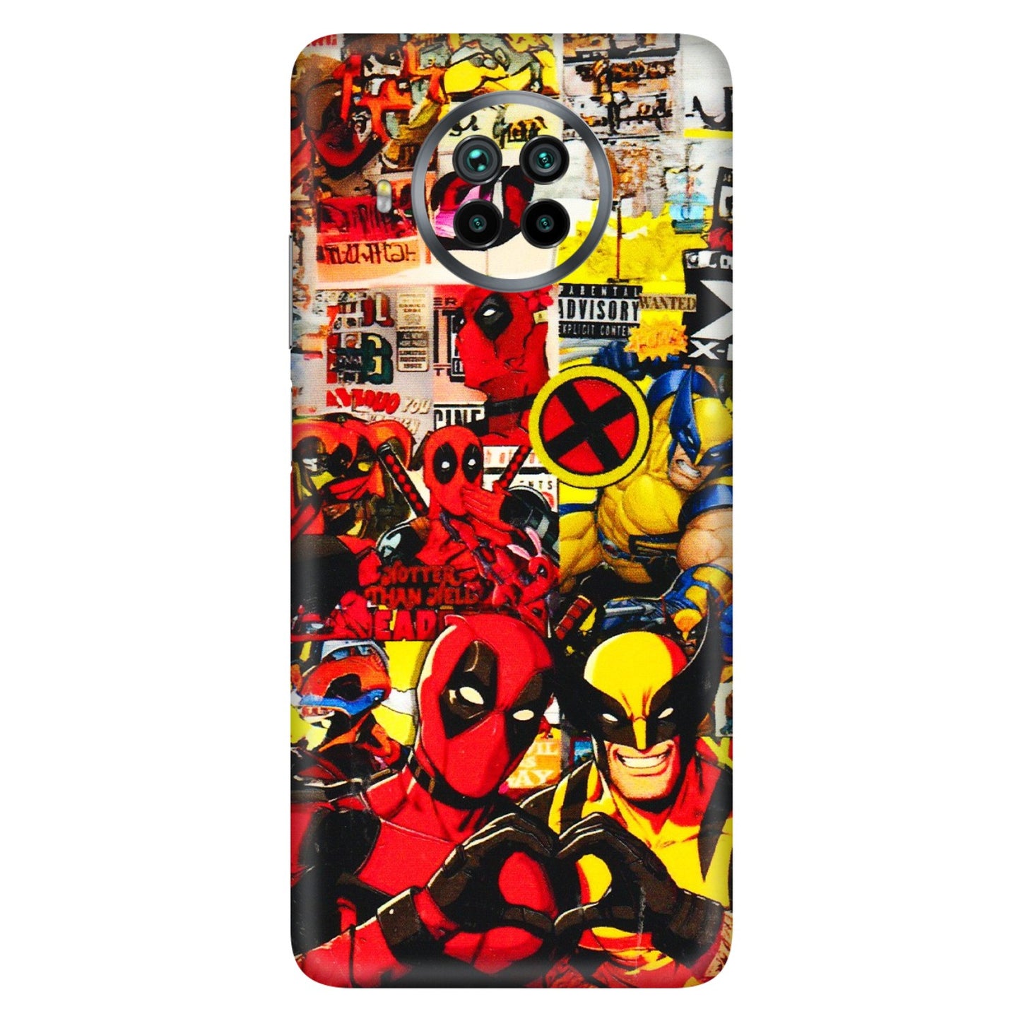 Xiaomi Redmi Phone Skins (All Models) - Spidy Wolverine - 3D Embossed Finish (L-310) Mi 10 T Lite