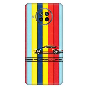 Xiaomi Redmi Phone Skins (All Models) - Multicolour Porche - 3D Embossed Finish (L-39) Mi 10 T Lite