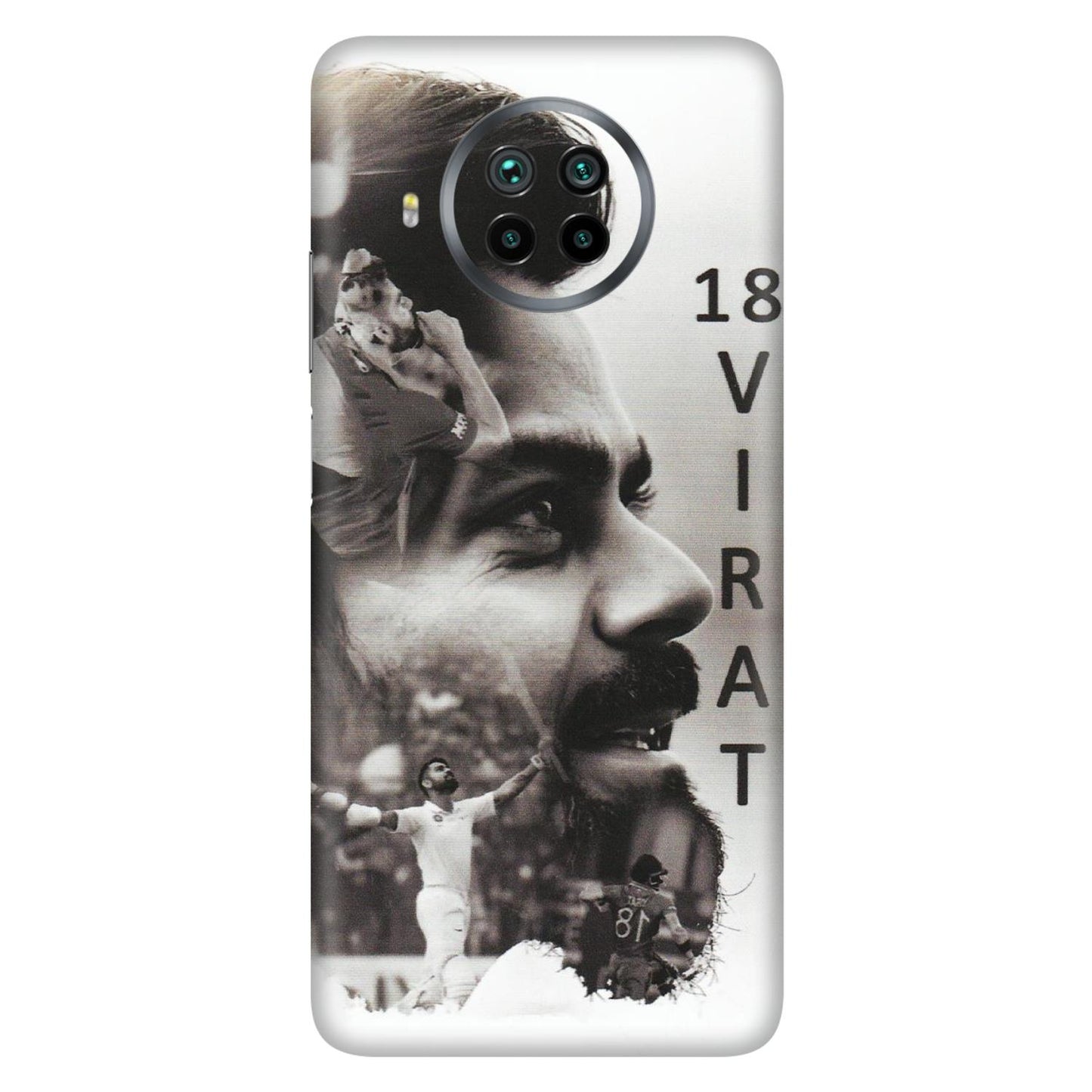 Xiaomi Redmi Phone Skins (All Models) - Virat Kohli Cricketer - Matte Finish (M-163) Mi 10 T Lite