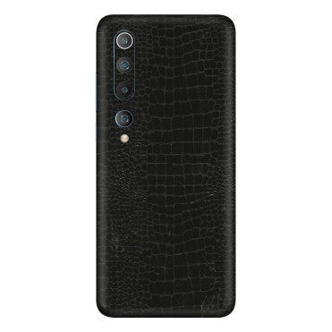 Xiaomi Redmi Phone Skins (All Models) - Snake Leather Black - 3D Embossed Finish (L-107) Mi 10 5G