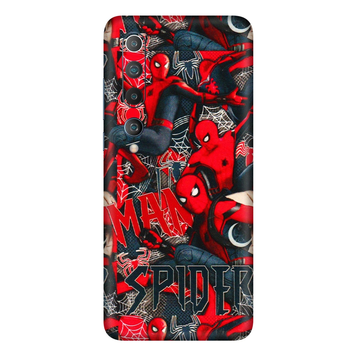 Xiaomi Redmi Phone Skins (All Models) - SpiderMan Cool - 3D Embossed Finish (L-188) Mi 10 5G