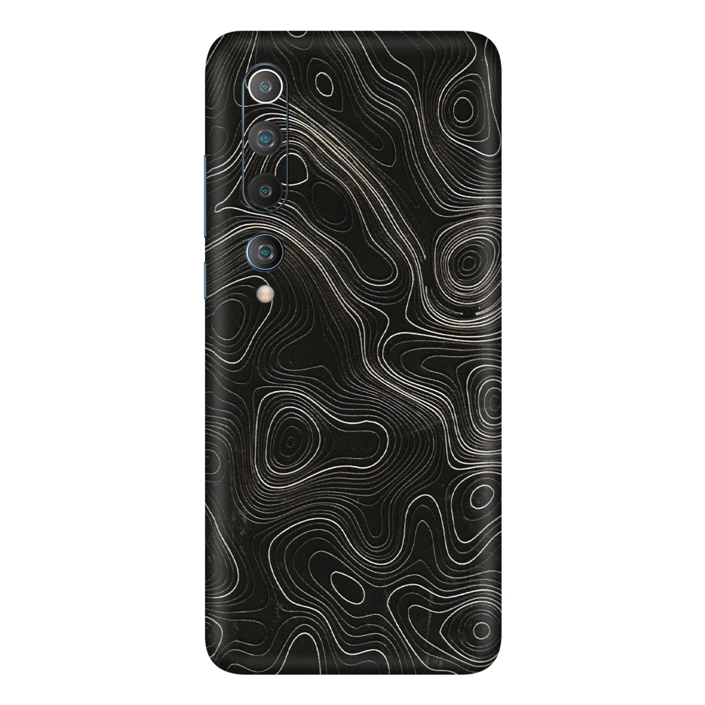 Xiaomi Redmi Phone Skins (All Models) - Black Swirl - 3D Embossed Finish (L-196) Mi 10 5G